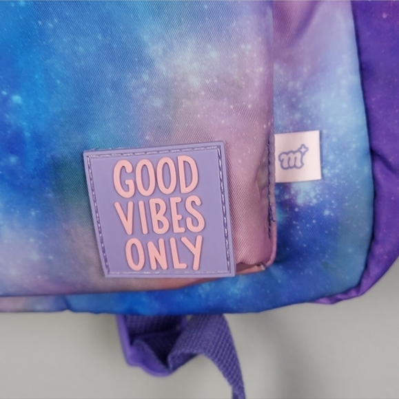 Galaxy Print Backpack with Padded Straps - Picture 3 of 4